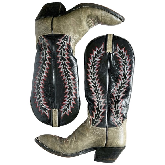 Hondo Stitched Leather Western Cowboy Boot | 8.5 - Picture 1 of 11